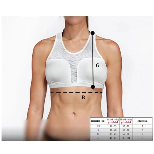 Ochraniacze Piersi Dla Kobiet Białe XS